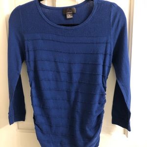 Blue Maternity Sweater, Size Small